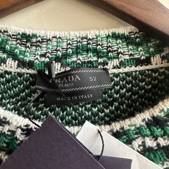 Men's Prada Geometric Pattern Sweater - Picture 4 of 7